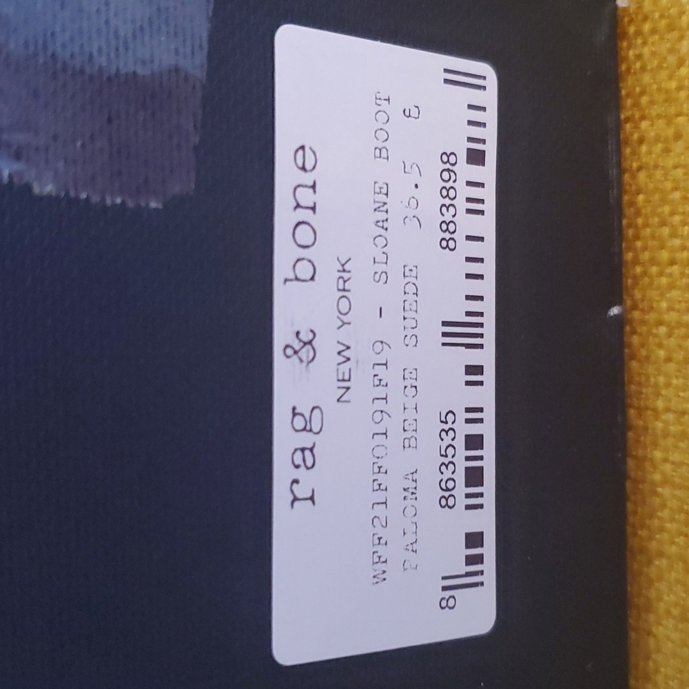 New With Tags Rag And Bone Paloma Beige Suede Boot - image 5